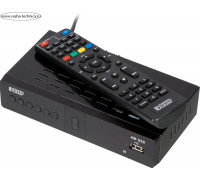 Ресивер эфирный цифровой DVB-T2/C HD HD-225 метал, дисплей DOLBY DIGITAL, Эфир