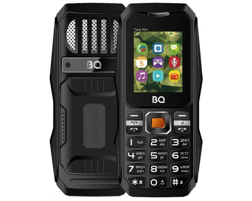 Мобильный телефон BQ 1842 Tank mini Black диагональ дисплея 1.77” 128x160/32+32Mb