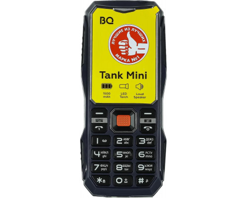 Мобильный телефон BQ 1842 Tank mini Dark Blue диагональ дисплея 1.77” 128x160/32+