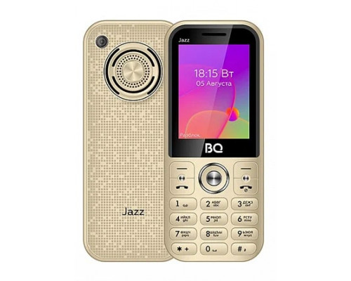 Мобильный телефон BQ 2457 Jazz Gold. MTK 6261 D, 0, 260 MHz, 32 Mb, 32 Mb, 2G GSM