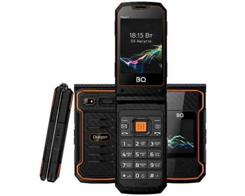 Мобильный телефон BQ 2822 Dragon Black/Orange