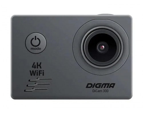 Экшн-камера Digma DiCam 300 серый