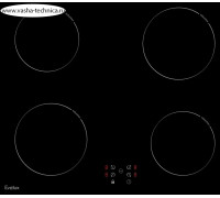 Индукционная варочная панель Evelux HEI 640 B