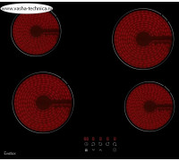 Электрическая варочная панель Evelux HEV 640 B