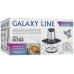 Чоппер электрический GALAXY LINE GL 2363, черный, стеклянная чаша 1,5 л, 500 Вт, двойной нож из нержавеющей стали, 2 скорости, резиновое основание, препятствующее скольжению, защита от перегрева