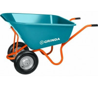 Тачка GRINDA GP-1, кузов увеличенного объема 260 л, г/п 120 кг, ударопрочный пластик, PROLine (422401)