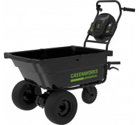 Садовая тележка самоходная аккумуляторная GreenWorks 82GC, 82V, 106 л без АКБ и ЗУ  (7400607)