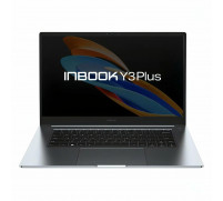 Ноутбук Infinix Inbook Y3 PLUS_YL512 15.6/Intel Core i3 1215U(1.2Ghz)/8192Mb/256SSDGb/noDVD/Intel UHD Graphics серый