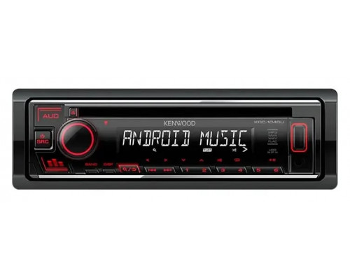 Автомагнитола CD Kenwood KDC-1040U 1DIN 4x50Вт