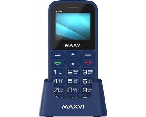 Мобильный телефон Maxvi B100ds blue