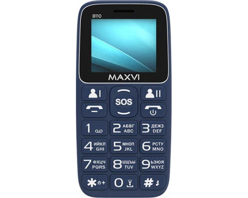 Мобильный телефон Maxvi B110 blue