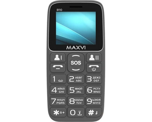 Мобильный телефон Maxvi B110 grey