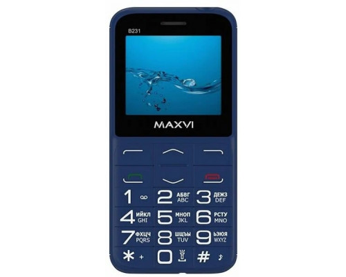 Мобильный телефон Maxvi B231 blue