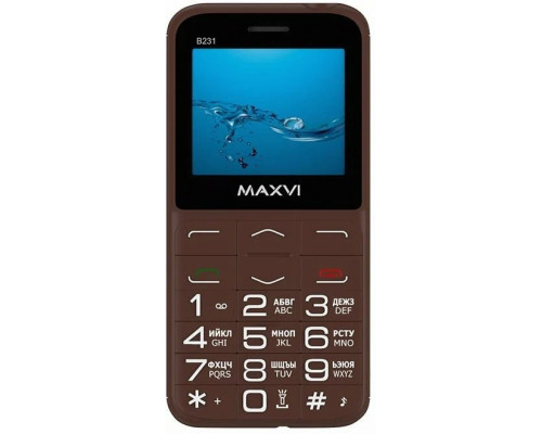 Мобильный телефон Maxvi B231 brown