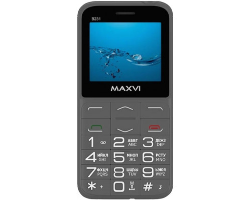 Мобильный телефон Maxvi B231 gray