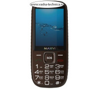 Мобильный телефон Maxvi B9 brown