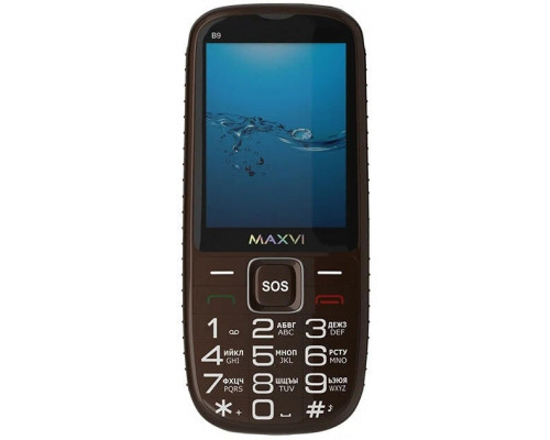 Мобильный телефон Maxvi B9 brown