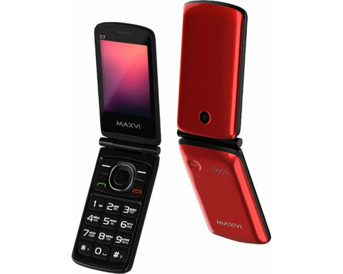 Мобильный телефон Maxvi E7 red