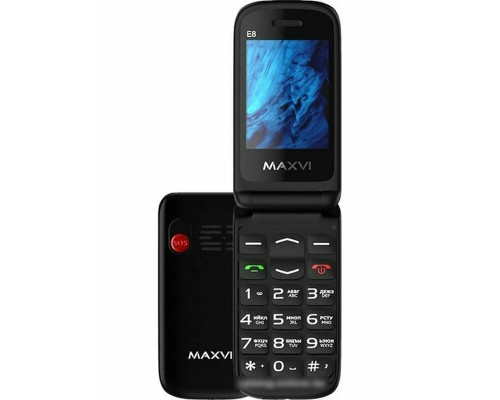 Мобильный телефон Maxvi E8 black