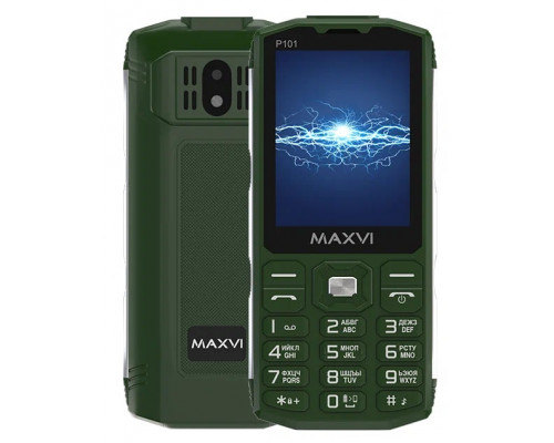 Мобильный телефон Maxvi P101 green