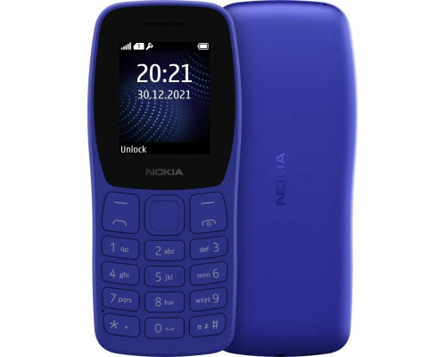 Мобильный телефон NOKIA 105 TA-1416 DS EAC BLUE No Charger (SP01Z07Z1830Y)