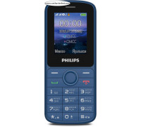 Мобильный телефон Philips E2101 Xenium синий моноблок 2Sim 1.77" 128x160 GSM900/1800 MP3 FM microSD