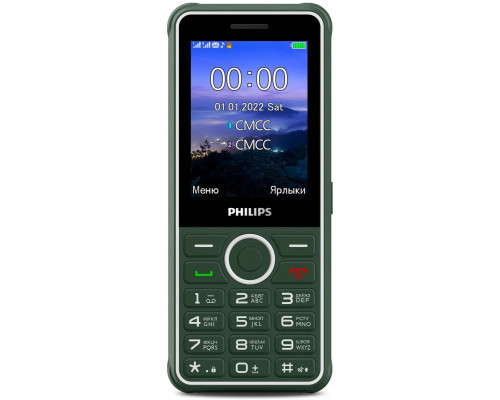 Мобильный телефон Philips E2301 Xenium зеленый моноблок 2Sim 2.8" 240x320 0.