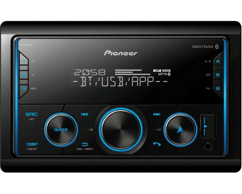 Автомагнитола Pioneer MVH-S425BT 2DIN 4x50Вт ПДУ RDS