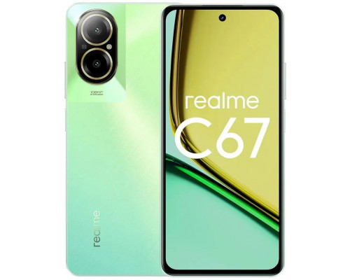 Смартфон Realme C67 RMX3890 128Gb 6Gb зеленый 3G 4G 2Sim 6.72" 1080x2400 And