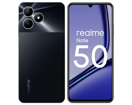 Смартфон Realme Note 50 RMX3834 64Gb 3Gb черный 3G 4G 6.74