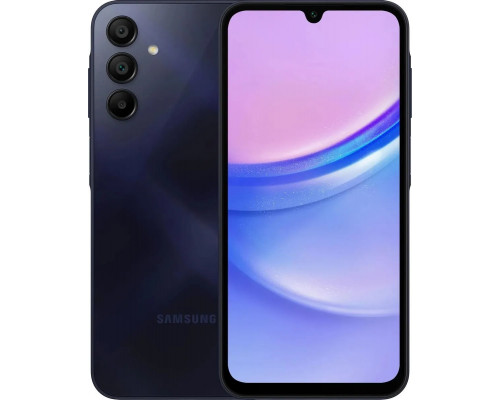 Смартфон Samsung SM-A155F Galaxy A15 128Gb 4Gb темно-синий моноблок