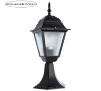 Светильник ландшафтный Arte Lamp Bremen A1014FN-1BK, E27, 60 Вт, 16х16х40 см, 800 Лм, чёрный