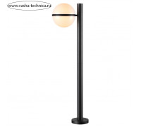 Светильник ландшафтный Odeon Light. Lomeo, 1х10Вт, E27 Led, 1030х307х205 мм, цвет чёрный, акрил