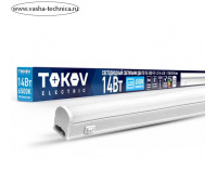 Светильник светодиодный Tokov Electric, ДБО Т5 14Вт, 6.5К, IP40