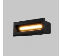 Подсветка для лестниц Outdoor O045SL-L5B3K, 5Вт, 13,7х5,4х6,5 см, LED, 400Лм, 3000К, цвет чёрный