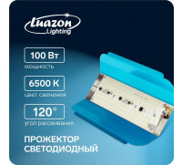 Прожектор светодиодный Luazon СДО07-100 бескорпусный, 100 Вт, 6500 К, 8000 Лм, IP65, 220 В