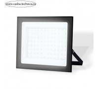 Прожектор светодиодный Ambrella ST8021 BK, IP65 LED 6500K 100W 208х178х31 мм, чёрный