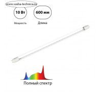 Фитолампа светодиодная, 10 Вт, 600 мм, цоколь G13, полный спектр, LED-T8-FITO, IN HOME