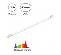 Фитолампа светодиодная, 10 Вт, 600 мм, цоколь G13, полный спектр, LED-T8-FITO, IN HOME