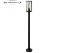 Парковый светильник Arte Lamp Toronto A1036PA-1BK, E27, 40 Вт, 13х13х100 см, чёрный