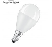 Лампа светодиодная LED Value LVCLP75 10SW/830 10Вт шар матовая E14 230В 10х1 RU OSRAM 4058075579712