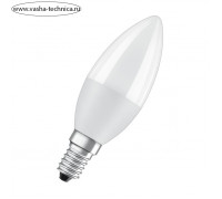 Лампа светодиодная LED Value LVCLB75 10SW/830 10Вт свеча матовая E14 230В 10х1 RU OSRAM 4058075579125