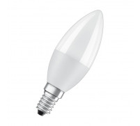 Лампа светодиодная LED Value LVCLB75 10SW/830 10Вт свеча матовая E14 230В 10х1 RU OSRAM 4058075579125