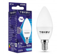 Лампа светодиодная TOKOV ELECTRIC, 7 Вт, С37, 6500 К, Е14, 176-264В