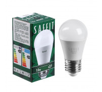 Лампа светодиодная SAFFIT, 15W 230V E27 4000K G45, SBG4515