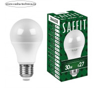 Лампа светодиодная SAFFIT, 30W 230V E27 2700K A65, SBA6530