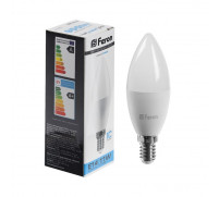 Лампа светодиодная FERON, (11W) 230V E14 6400K С37, LB-770