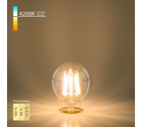 Филаментная светодиодная лампа Elektrostandard, Dimmable F, 60х60х105 мм, 9Вт, E27, 1050Лм, 4200К