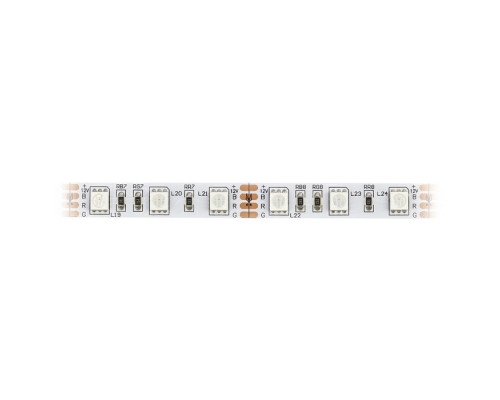 Светодиодная лента Эра, 5 м, IP20, SMD5050, 60 LED/м, 14,4 Вт/м, 12 В, свечение R