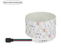 Светодиодная лента Эра, 5 м, IP20, SMD5050, 60 LED/м, 7,2 Вт/м, 12 В, свечение RGB